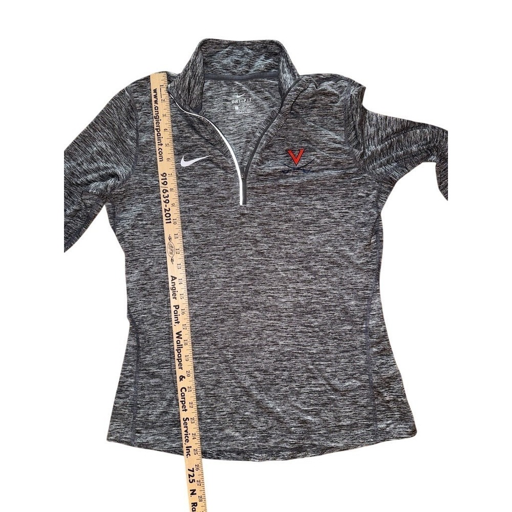 Nike Dri-FIT Element Half-Zip Pullover Womens M Gray Heather UVA Cavaliers - Picture 6 of 8